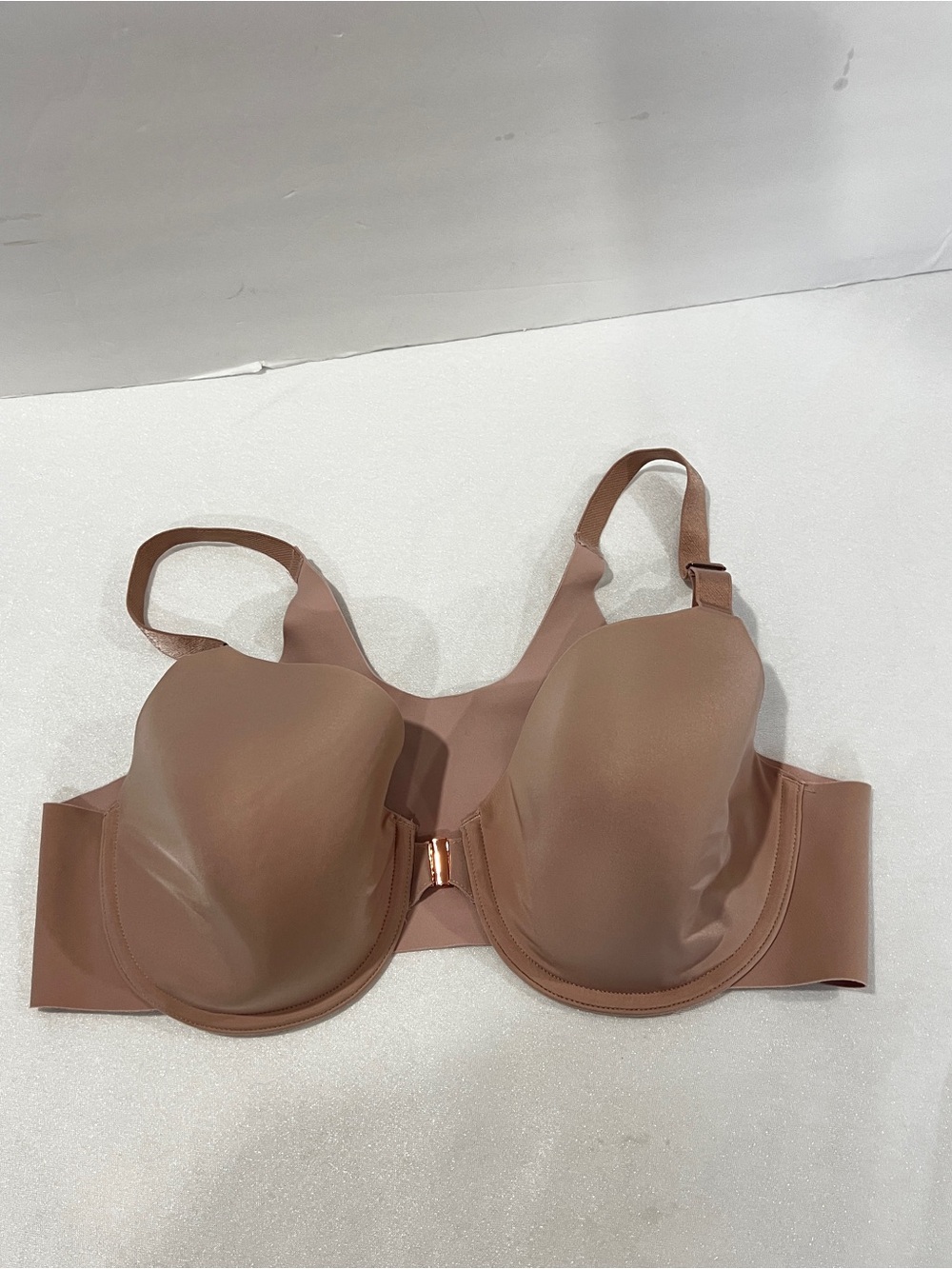 Soma Vanishing 360 Perfect Coverage Front Closure Bra Tan Size 38C